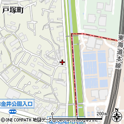 神奈川県横浜市戸塚区戸塚町684周辺の地図