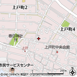 岐阜県各務原市上戸町4丁目136周辺の地図