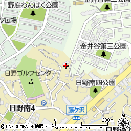 神奈川県横浜市港南区日野南4丁目12周辺の地図