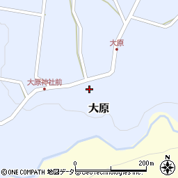 鳥取県西伯郡伯耆町大原446周辺の地図