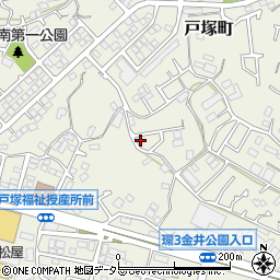神奈川県横浜市戸塚区戸塚町849-32周辺の地図