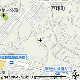神奈川県横浜市戸塚区戸塚町849-33周辺の地図