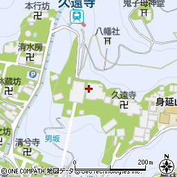 身延山久遠寺事務所周辺の地図