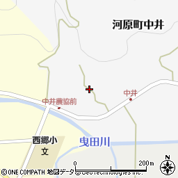 鳥取県鳥取市河原町中井周辺の地図