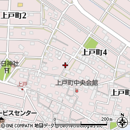 岐阜県各務原市上戸町4丁目142周辺の地図