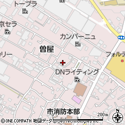 神奈川県秦野市曽屋592周辺の地図