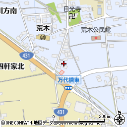 島根県出雲市大社町北荒木川方南337-1周辺の地図