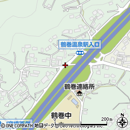 鶴巻温泉駅入口周辺の地図