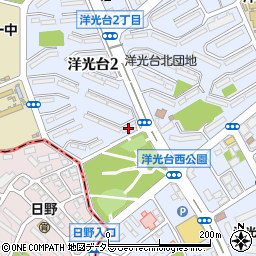 洋光台北団地３街区１号棟周辺の地図