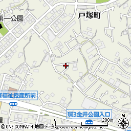 神奈川県横浜市戸塚区戸塚町849-35周辺の地図