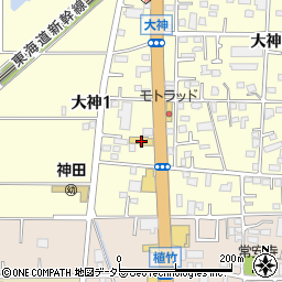 ホンダカーズ中央神奈川平塚北店周辺の地図