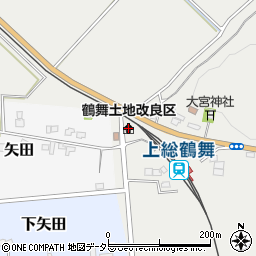 市原市鶴舞土地改良区周辺の地図