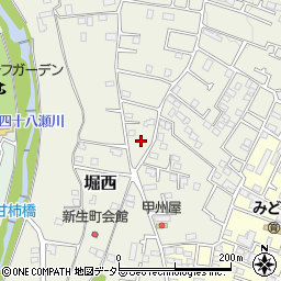 神奈川県秦野市堀西822周辺の地図