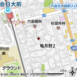 六会郵便局周辺の地図