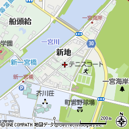 一宮町役場　臨海運動公園周辺の地図