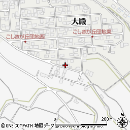 鳥取県西伯郡伯耆町大殿1351-5周辺の地図