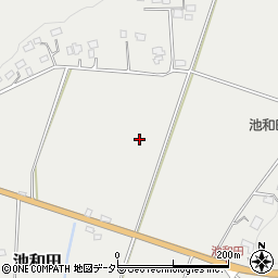 千葉県市原市池和田周辺の地図