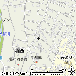 神奈川県秦野市堀西621周辺の地図