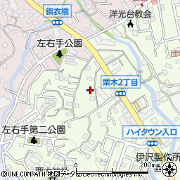 神奈川県横浜市磯子区栗木2丁目4-13周辺の地図