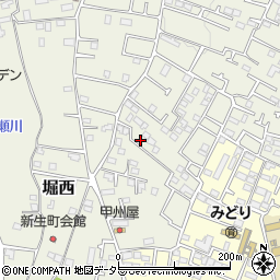 神奈川県秦野市堀西597周辺の地図