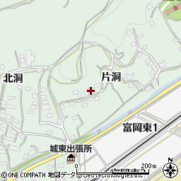 愛知県犬山市富岡片洞周辺の地図