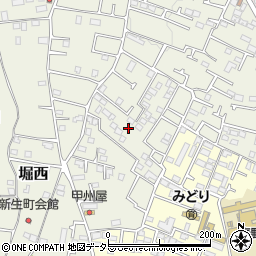 神奈川県秦野市堀西599周辺の地図