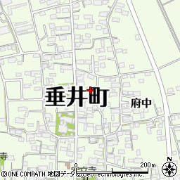 岐阜県不破郡垂井町府中2391周辺の地図