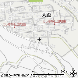 鳥取県西伯郡伯耆町大殿1351-7周辺の地図