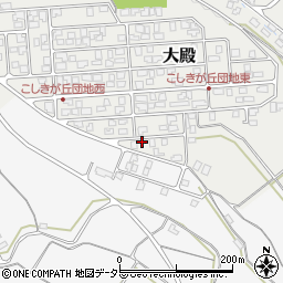 鳥取県西伯郡伯耆町大殿1351周辺の地図