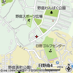 神奈川県横浜市港南区野庭町661-10周辺の地図