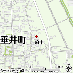 岐阜県不破郡垂井町府中532-1周辺の地図
