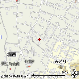 神奈川県秦野市堀西599-6周辺の地図