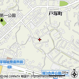 神奈川県横浜市戸塚区戸塚町849-12周辺の地図