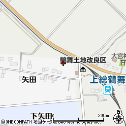 矢田神社周辺の地図