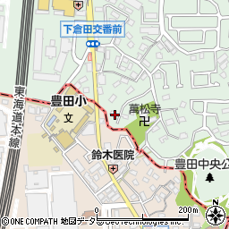 神奈川県横浜市戸塚区下倉田町736周辺の地図