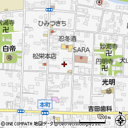 練屋町公民館周辺の地図