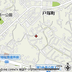 神奈川県横浜市戸塚区戸塚町849-55周辺の地図