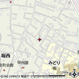 神奈川県秦野市堀西601周辺の地図
