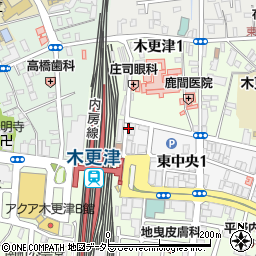 Music＆Sports BAR TWELVE（トゥウェルブ）木更津駅前周辺の地図