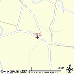 下富田周辺の地図