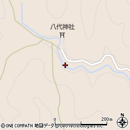 京都府綾部市八代町藤角周辺の地図