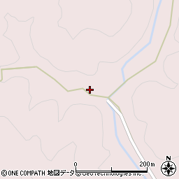 京都府綾部市於与岐町カミノ谷周辺の地図