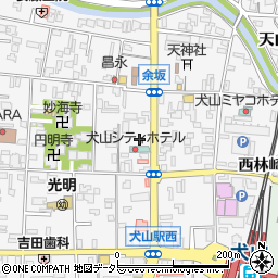 犬山タクシー株式会社周辺の地図