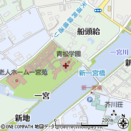 青松学園周辺の地図