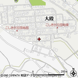 鳥取県西伯郡伯耆町大殿1351-11周辺の地図