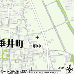 岐阜県不破郡垂井町府中534-1周辺の地図
