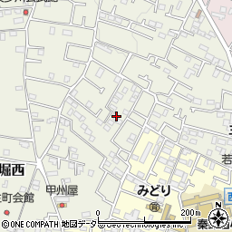 神奈川県秦野市堀西601-3周辺の地図