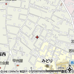 神奈川県秦野市堀西608-1周辺の地図