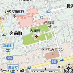滋賀県長浜市宮前町周辺の地図