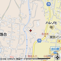 神奈川県秦野市落合54周辺の地図